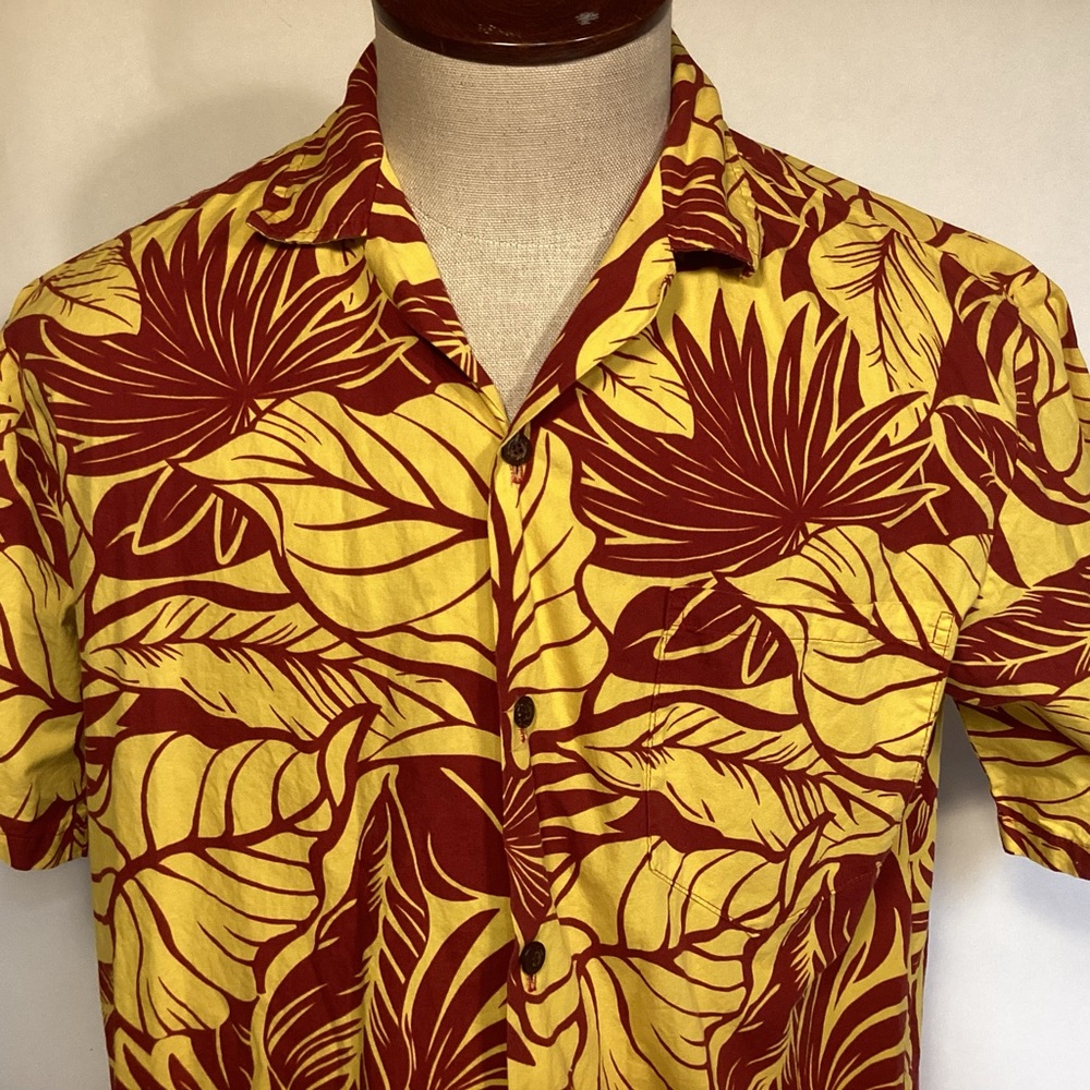 Vintage Aloha Republic Mens Hawaiian Shirt Size Large made in Hawaii - Picture 2 of 10